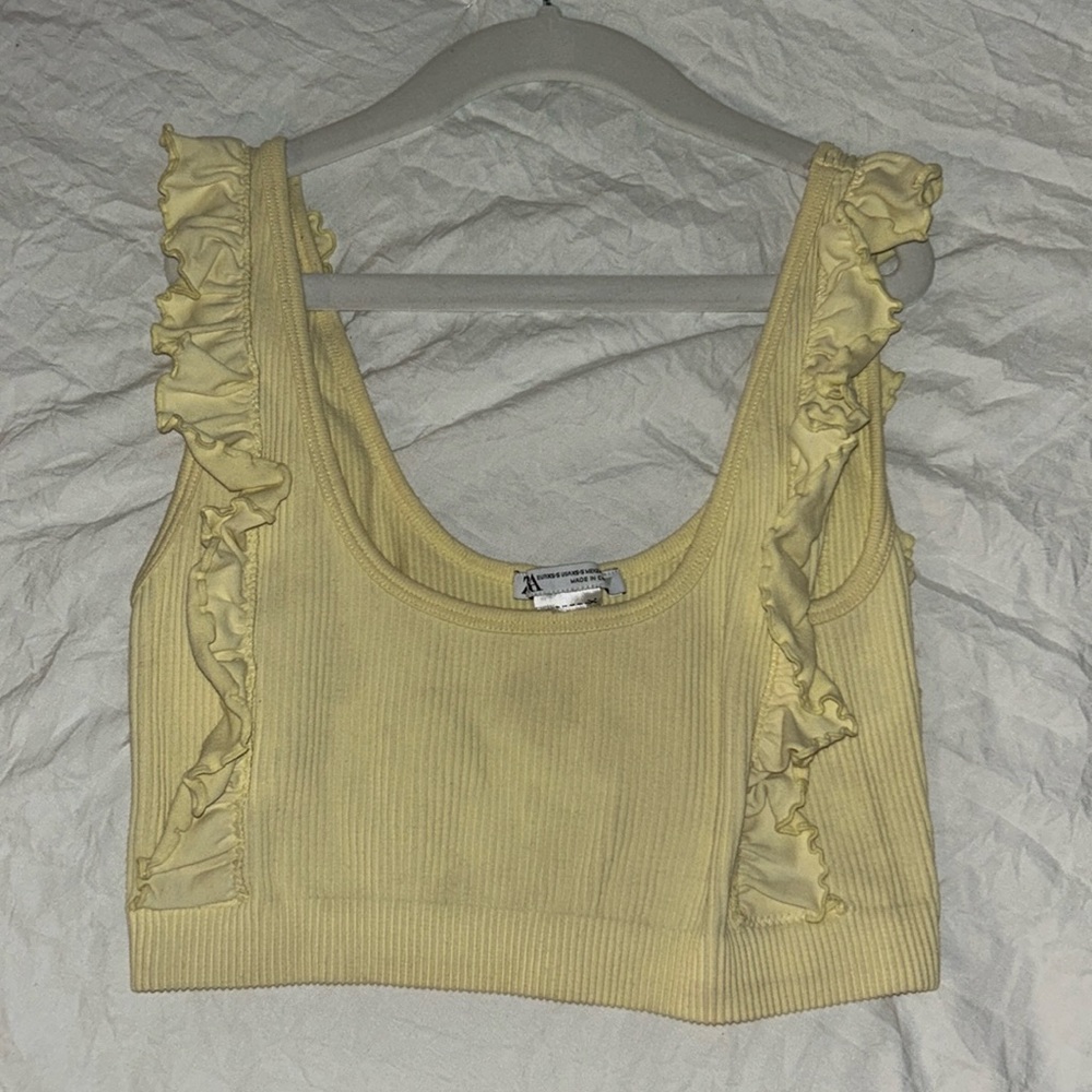 Cute Zara cropped tank top